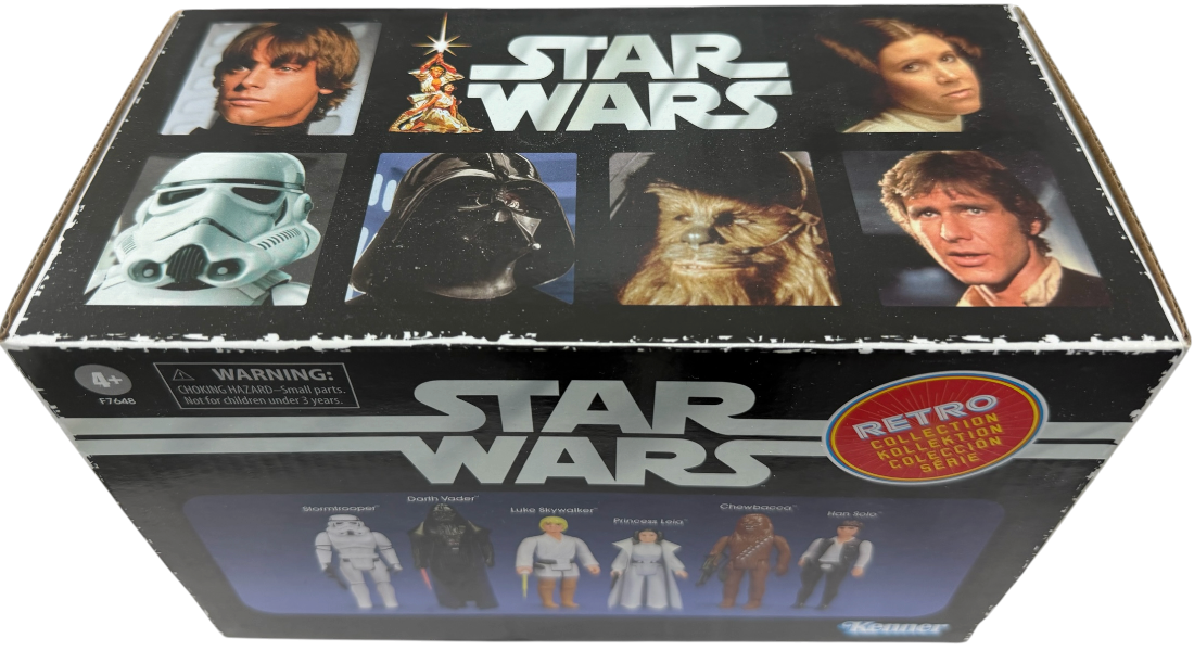 Kenner 2021 Star Wars Retro Collection - A New Hope Action Figure Box Set Of All 6 Figures - Brand New Factory Sealed Ex Shop Stock
