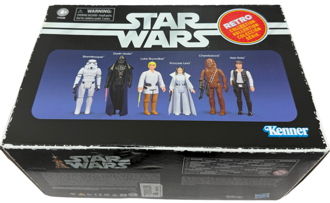 Kenner 2021 Star Wars Retro Collection - A New Hope Action Figure Box Set Of All 6 Figures - Brand New Factory Sealed Ex Shop Stock