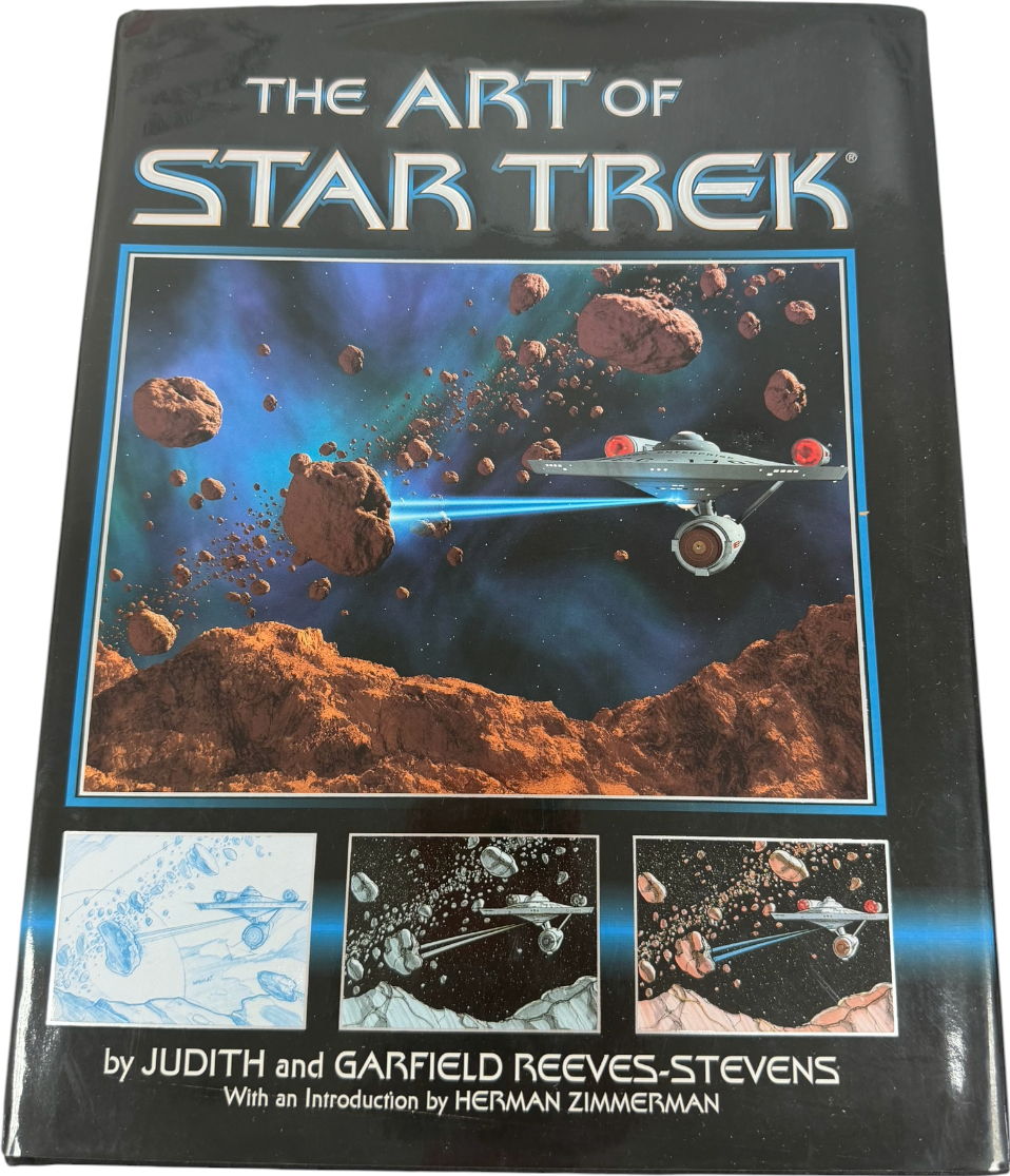 Vintage 1995 Pocket Books - The Art of Star Trek Hardcover Book First Edition - Nr Mint Unsold Former Shop Stock