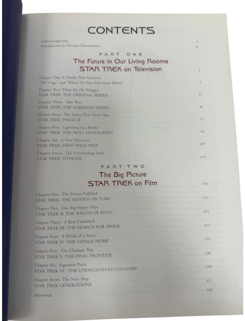 Vintage 1995 Pocket Books - The Art of Star Trek Hardcover Book First Edition - Nr Mint Unsold Former Shop Stock