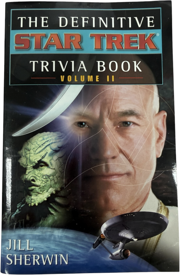 Vintage 2001 Pocket Books Star Trek Trivia Book Volume II 2 Jill Sherwin - Near Mint Unsold Ex Shop Stock