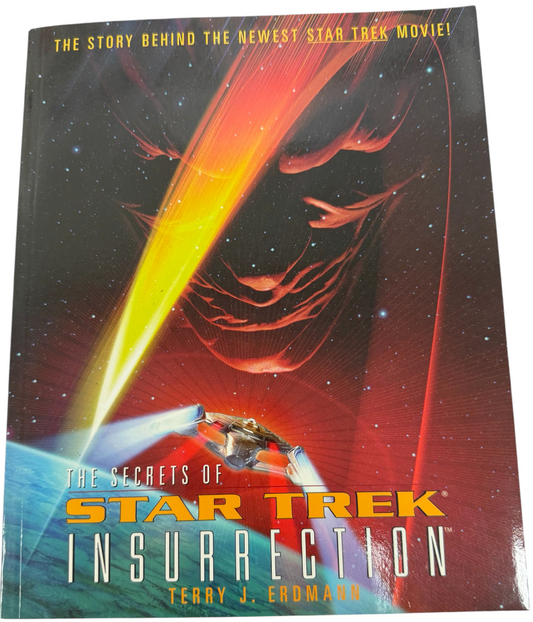 Vintage 1998 Pocket Books - The Secrets Of Star Trek Insurrection Paperback Book By Terry J Erdmann -Nr Mint Unsold Ex-Shop Stock