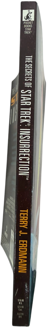 Vintage 1998 Pocket Books - The Secrets Of Star Trek Insurrection Paperback Book By Terry J Erdmann -Nr Mint Unsold Ex-Shop Stock