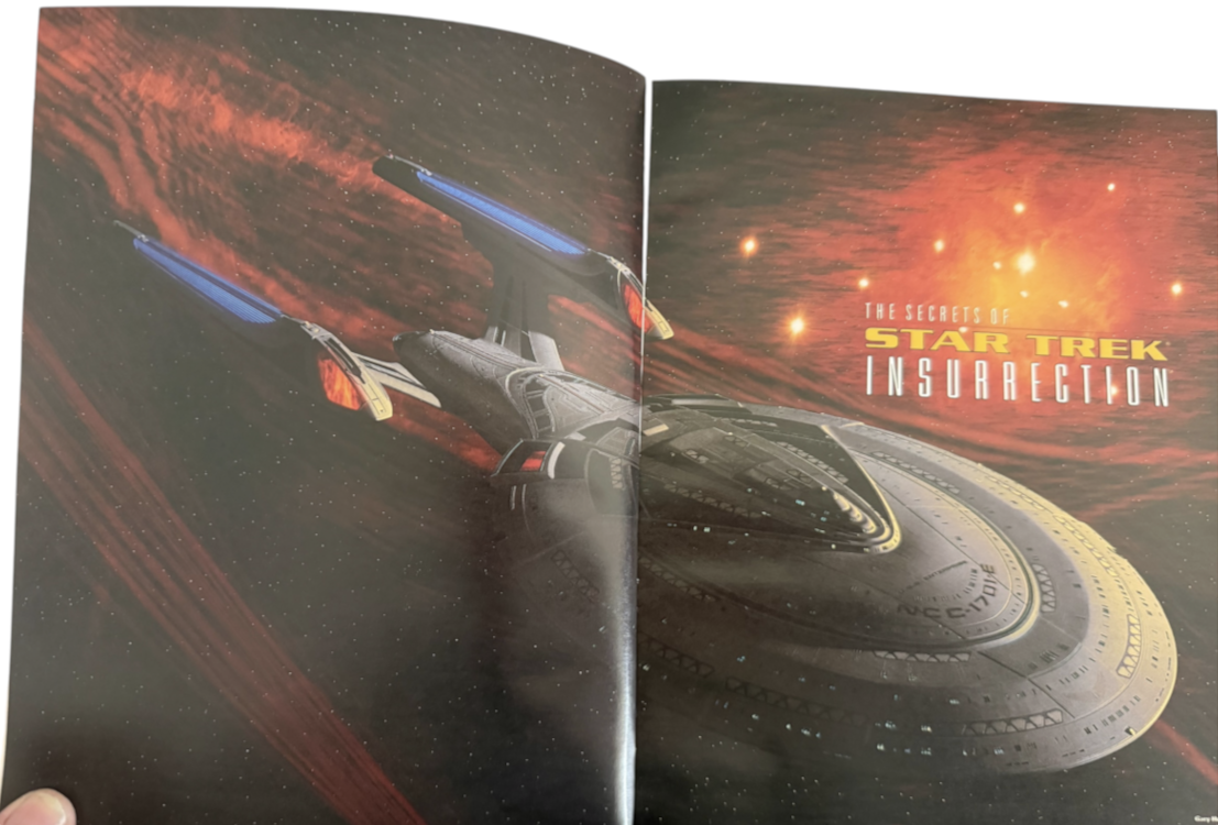 Vintage 1998 Pocket Books - The Secrets Of Star Trek Insurrection Paperback Book By Terry J Erdmann -Nr Mint Unsold Ex-Shop Stock