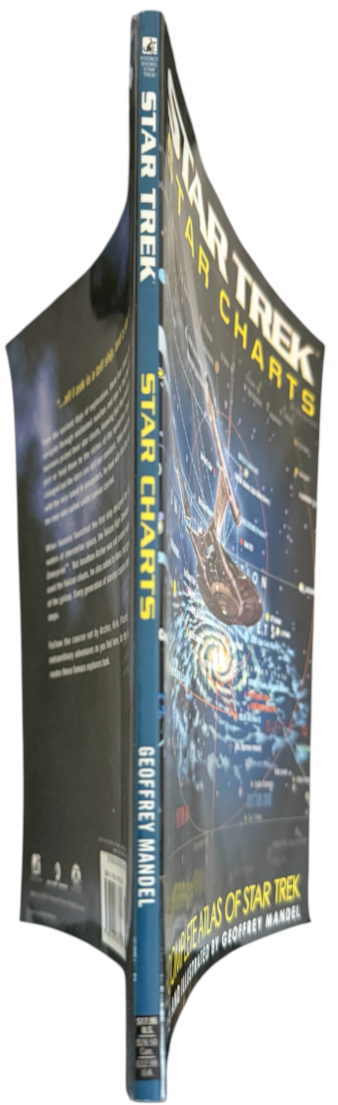 Vintage 2002 Pocket Books Star Trek Star Charts: The Complete Atlas of Star Trek - Near Mint Unsold Ex-Shop Stock