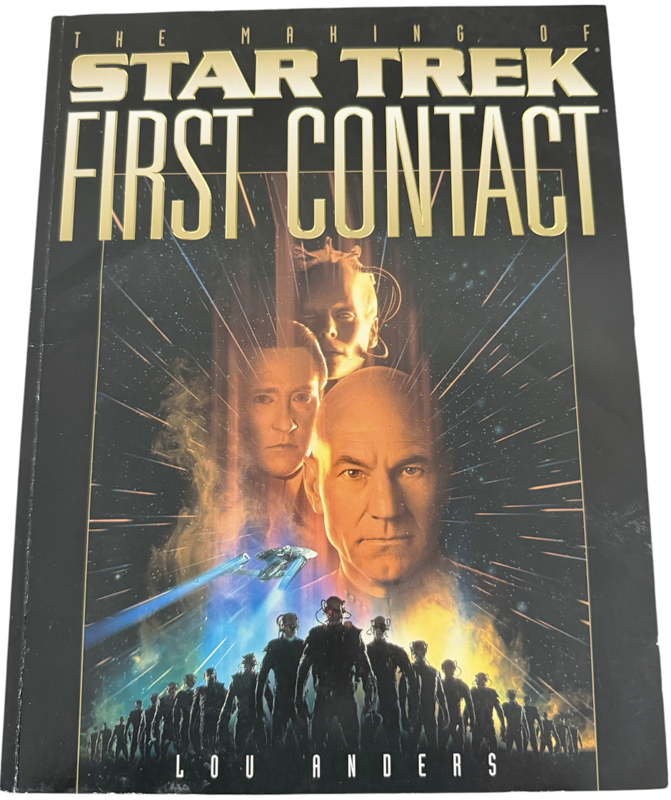Vintage 1996 Titan Books - The Making Of Star Trek First Contact Paperback Book By Lou Anders - Ex-Shop Stock