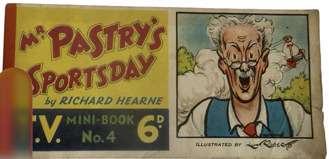 Vintage 1951 TV Comics - Mr Pastry's Sportsday T.V. Mini Comic Book No. 4 - Rare Copy - Ex Shop Stock (6.0 Grade)