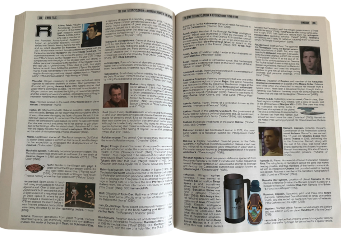 Vintage 1999 Pocket Books Star Trek Encyclopedia Hardcover 1st Edition 1st Print Michael Okuda - Near Mint Condition Ex Shop Stock