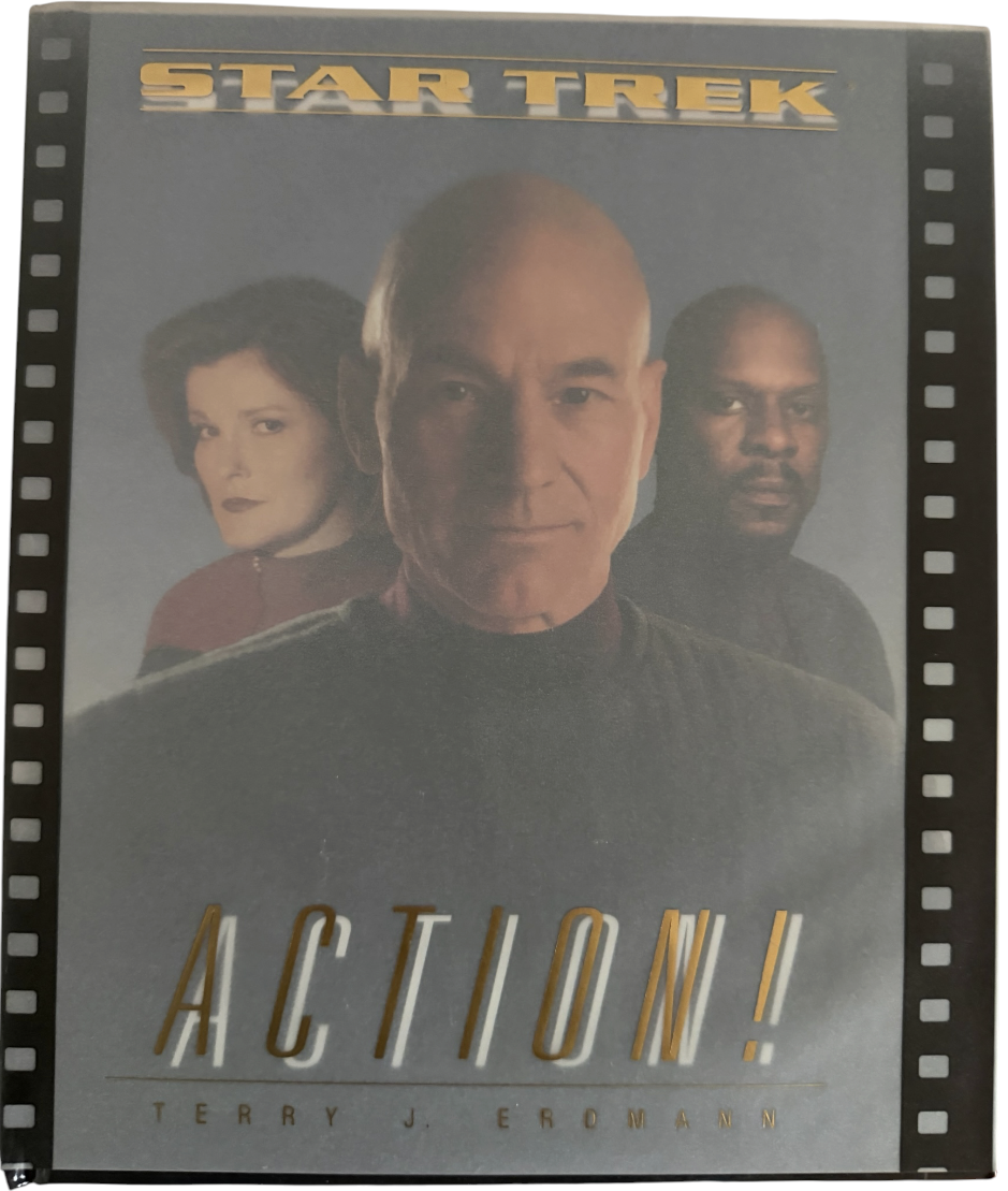 Vintage 1998 Pocket Books Star Trek: Action! Hardcover Book (1st Ed) Terry J Erdmann - With Dust Jacket Near Mint - Ex Shop Stock