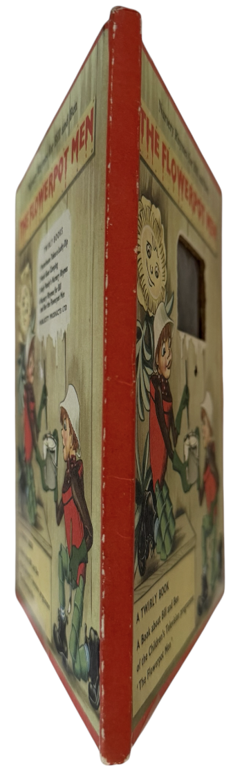 Vintage 1953 Nursey Rhymes For Bill And Ben The Flowerpot Men A Twirly Book - Very Good Condition