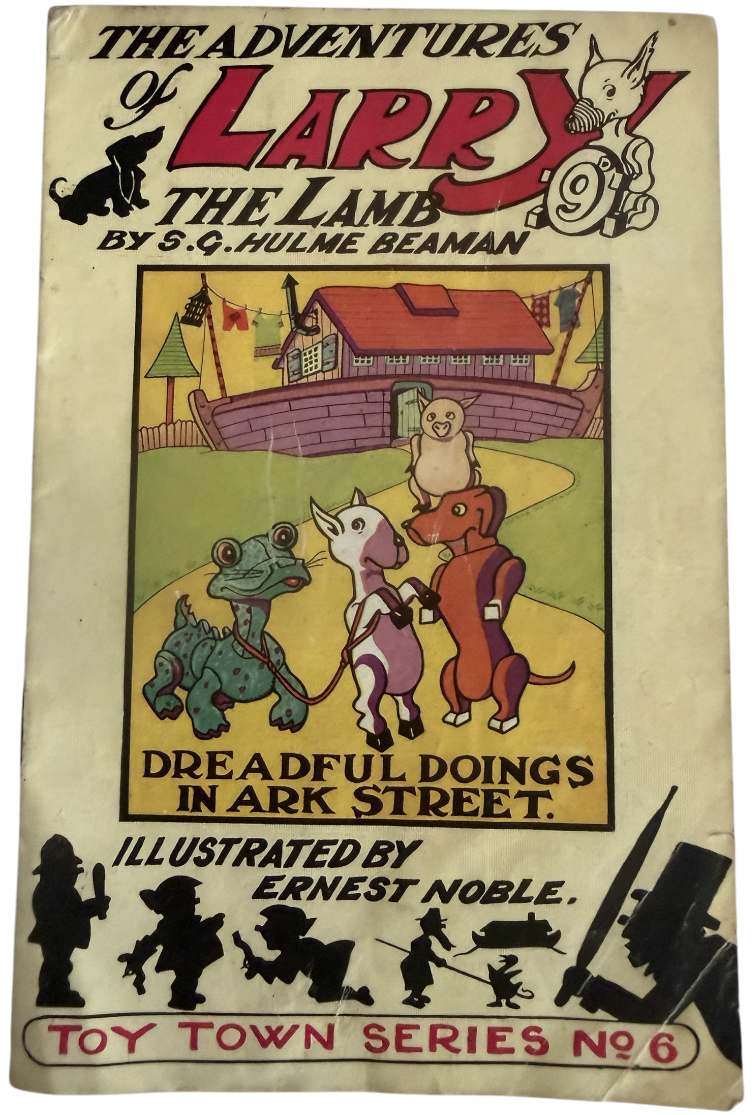 Vintage 1940's The Adventures Of Larry The Lamb Toy Town Series No. 6 Comic - Very Good Condition