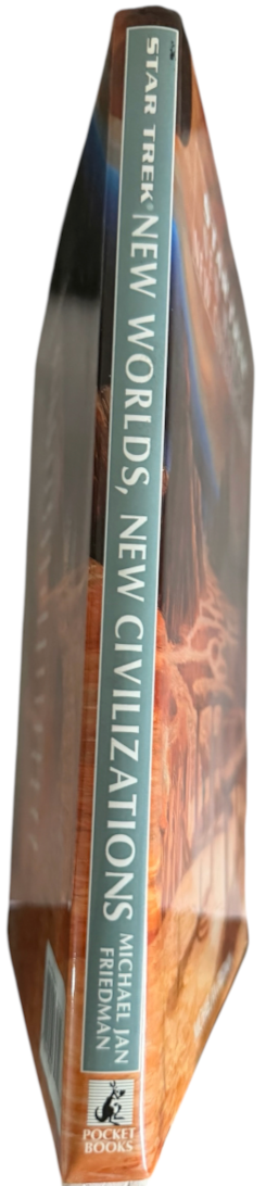 Vintage 1999 Pocket Books Star Trek New Worlds New Civilizations Hardcover 1999 Art Book - With Dust Jacket Near Mint - Ex Shop Stock