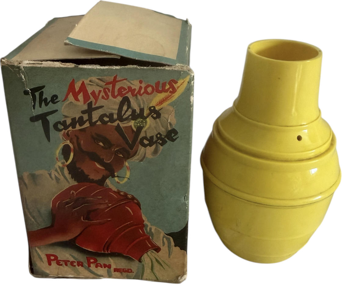 Vintage 1950's Peter Pan Playthings Series The Mysterious Tantalus Vase Magic Trick -Fantastic Condition In The Original Box