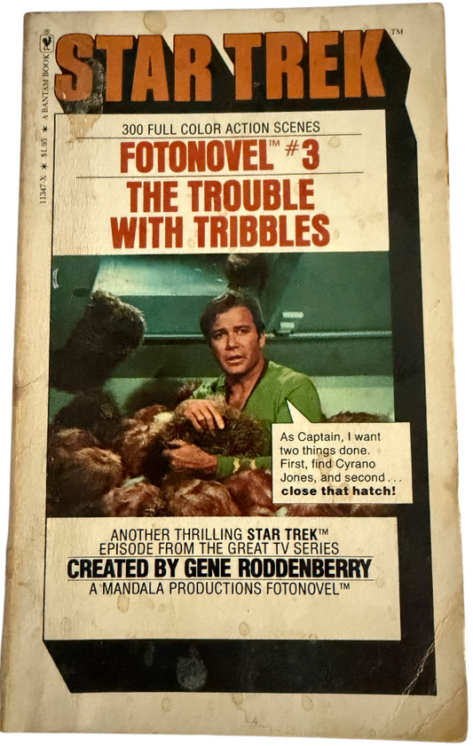 Vintage 1977 Star Trek Fotonovel No. 3 The Trouble With Tribbles Paperback Book - Very Good Condition Ex Shop Stock