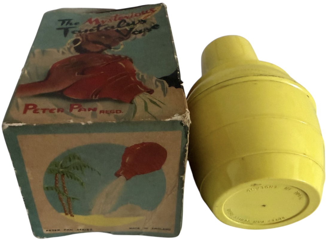 Vintage 1950's Peter Pan Playthings Series The Mysterious Tantalus Vase Magic Trick -Fantastic Condition In The Original Box