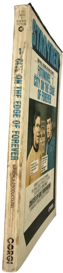 Vintage 1977 Star Trek Fotonovel No. 1 City On The Edge Of Forever Paperback Book - Very Good Condition