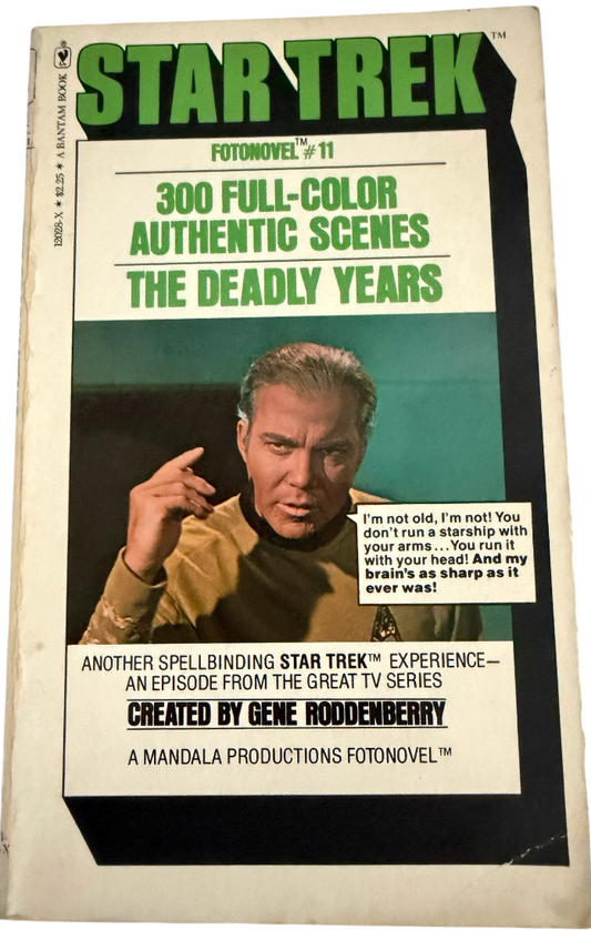 Vintage 1978 Star Trek Fotonovel No. 11 - The Deadly Years Paperback Book - Fantastic Condition Former Shop Stock