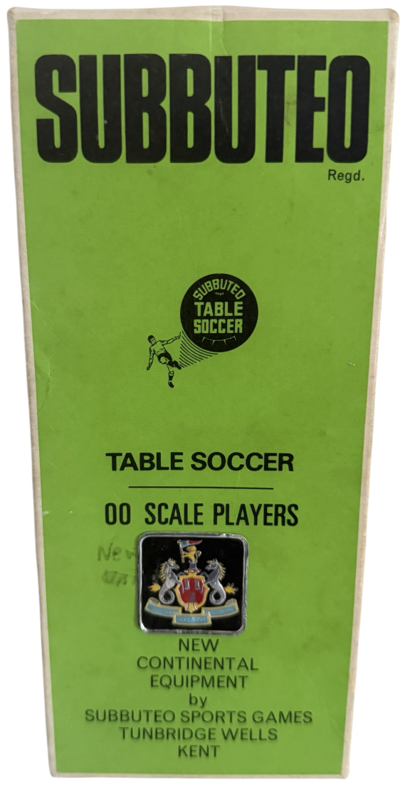 Vintage 1970's Subbuteo Table Soccer Football Game Newcastle / Notts County /St Mirren Team Ref No. 08 1970's New Continental Equipment Edition Fantastic Condition In The Original Box.