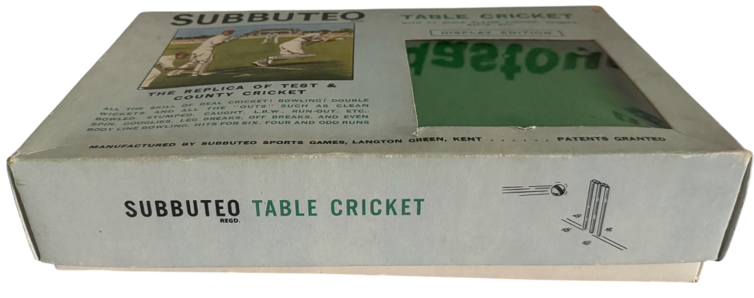 Vintage 1968 Subbuteo Display Edition - Table Cricket Game - Complete Plus Extras - Screens &amp; Scoreboard - In The Original Box
