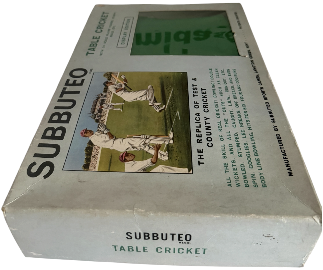 Vintage 1968 Subbuteo Display Edition - Table Cricket Game - Complete Plus Extras - Screens &amp; Scoreboard - In The Original Box