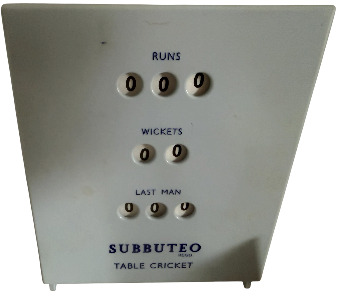 Vintage 1968 Subbuteo Display Edition - Table Cricket Game - Complete Plus Extras - Screens &amp; Scoreboard - In The Original Box