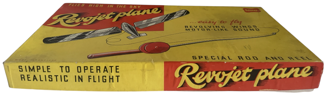 Vintage Palitoy 1950's Revojet Plane - Easy To Fly - Realistic In Flight - Fantastic Condition In The Original Box