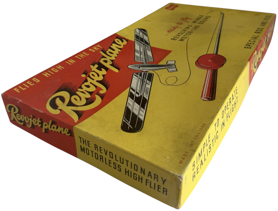 Vintage Palitoy 1950's Revojet Plane - Easy To Fly - Realistic In Flight - Fantastic Condition In The Original Box