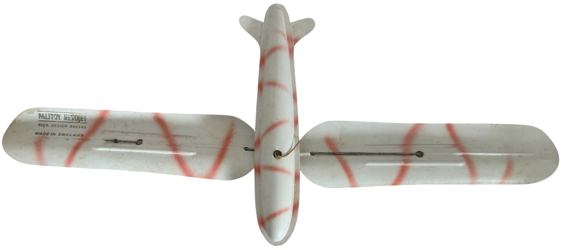 Vintage Palitoy 1950's Revojet Plane - Easy To Fly - Realistic In Flight - Fantastic Condition In The Original Box