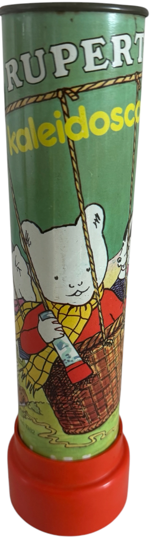 Vintage Goodtime Toys By Green Monk 1982 Rupert The Bear Kaleidoscope - Very Good Working Condition