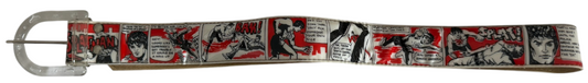 Vintage 1970'S Comic Strip Style Belt Starring Splatman - Fantastic Condition Ultra Rare Item
