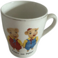 Vintage Keele St Pottery1962 Pinky And Perky Small Mug - Very Good Condition Rare Item