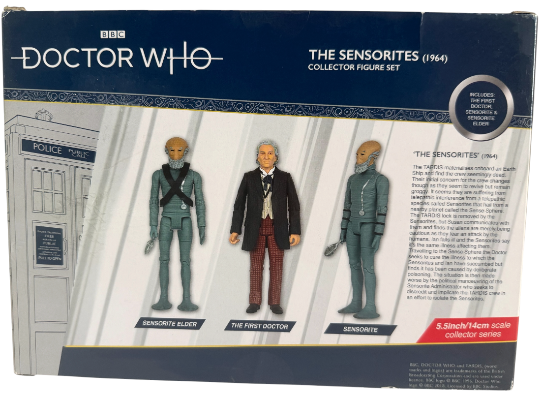 2018 Characters Dr Doctor Who The Sensorites 1964 Collector Action Figure set - Brand New Factory Sealed