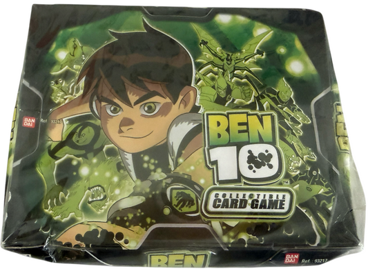 Vintage Bandai 2008 Ben 10- Limited Edition Customizable Card Game Game 7 Card Expansion Packs - Sealed Box With 24 Packs - Brand New Factory Sealed Shop Stock Room Find