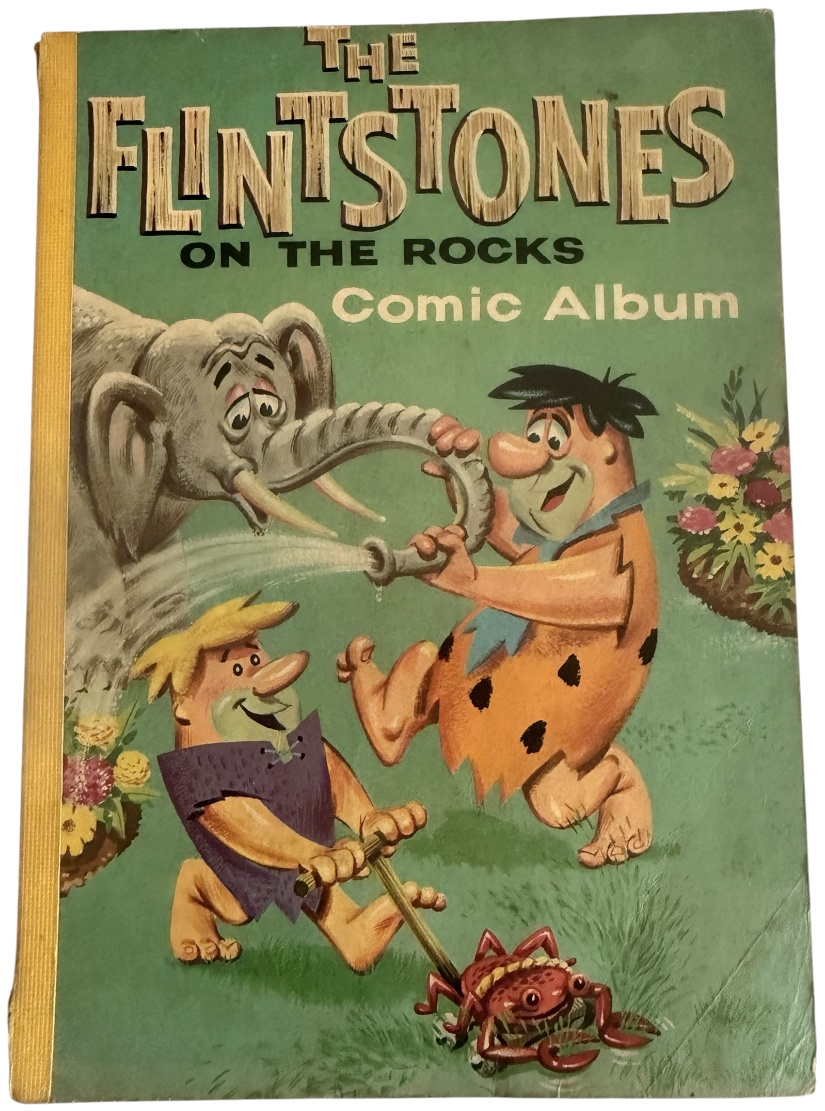 Vintage 1961 The Flintstones On The Rocks Comic Album Softback Book - Very Good Condition (4.0 Grade) - Ultra Rare Item.