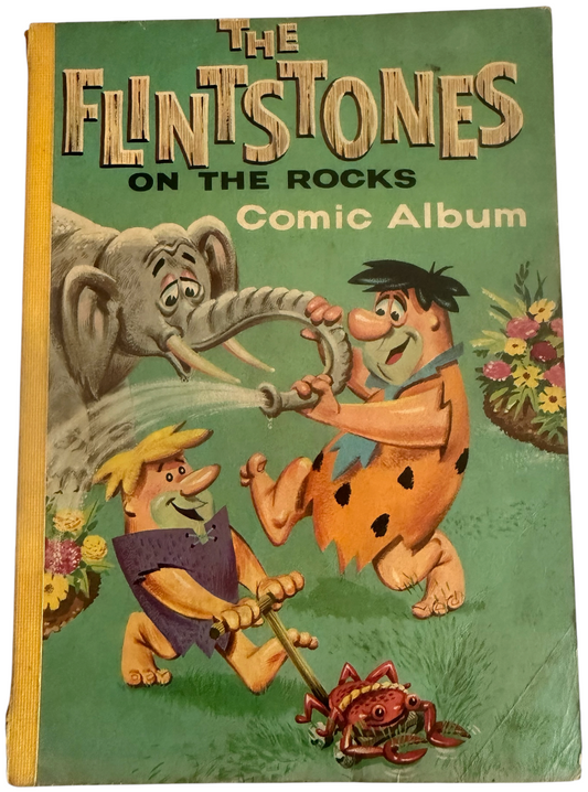 Vintage 1961 The Flintstones On The Rocks Comic Album Softback Book - Very Good Condition (4.0 Grade) - Ultra Rare Item.
