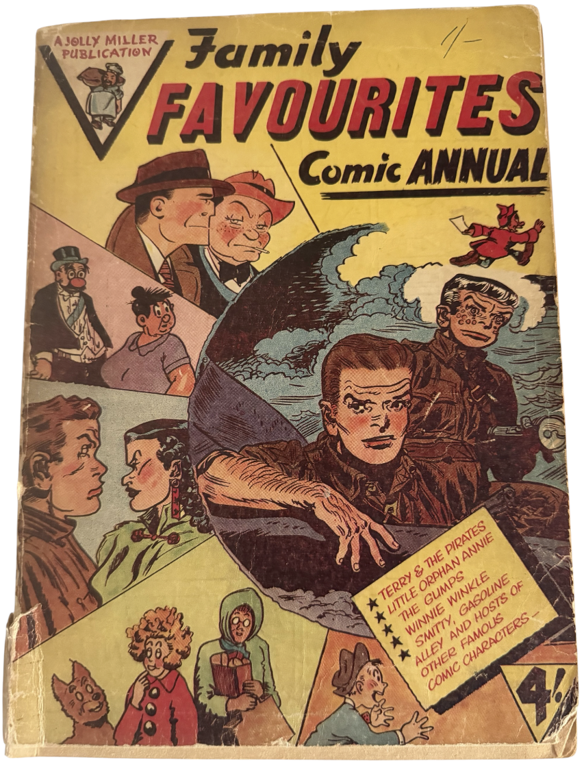 Vintage 1950 Jolly Miller Publication - Family Favourites Comic Annual - Ver Very Rare.