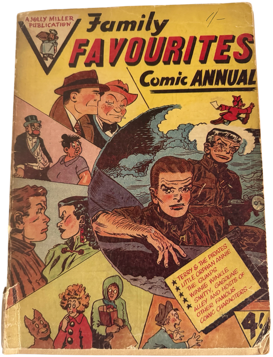 Vintage 1950 Jolly Miller Publication - Family Favourites Comic Annual - Ver Very Rare.