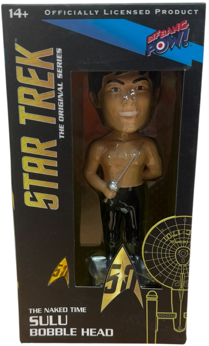 2016 Biff Bang Pow Star Trek The Original Series - The Naked Time Sulu Bobble Head - Ex Shop Stock