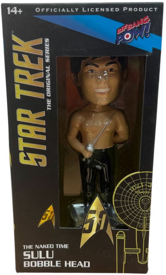2016 Biff Bang Pow Star Trek The Original Series - The Naked Time Sulu Bobble Head - Ex Shop Stock
