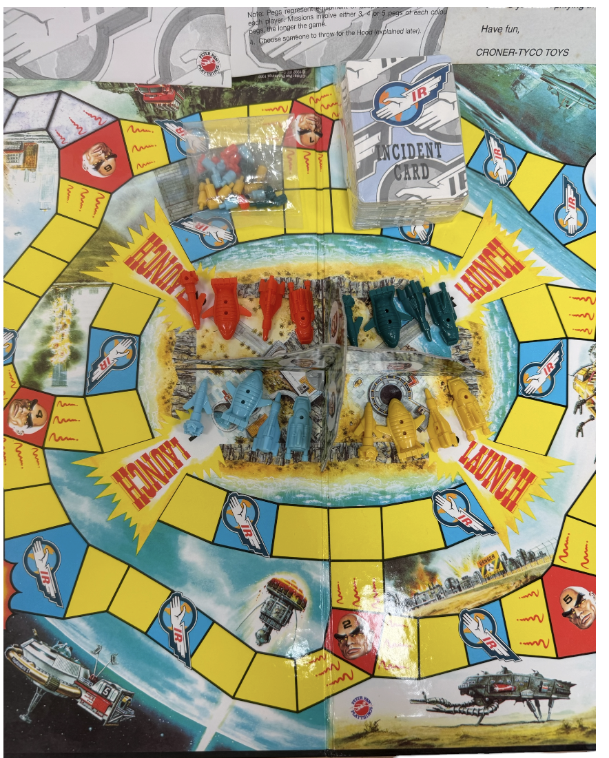 Vintage 1992 Gerry Andersons Thunderbirds International Rescue Board Game - Former Shop Counter Display Item