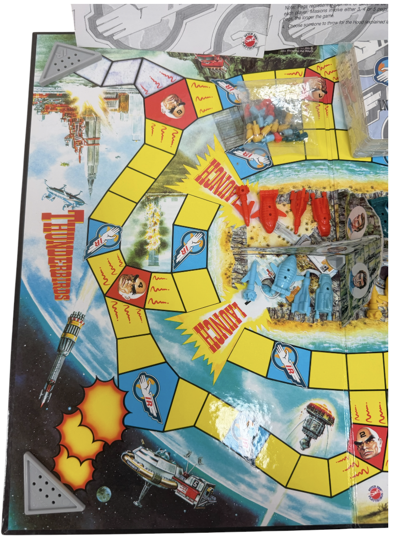 Vintage 1992 Gerry Andersons Thunderbirds International Rescue Board Game - Former Shop Counter Display Item
