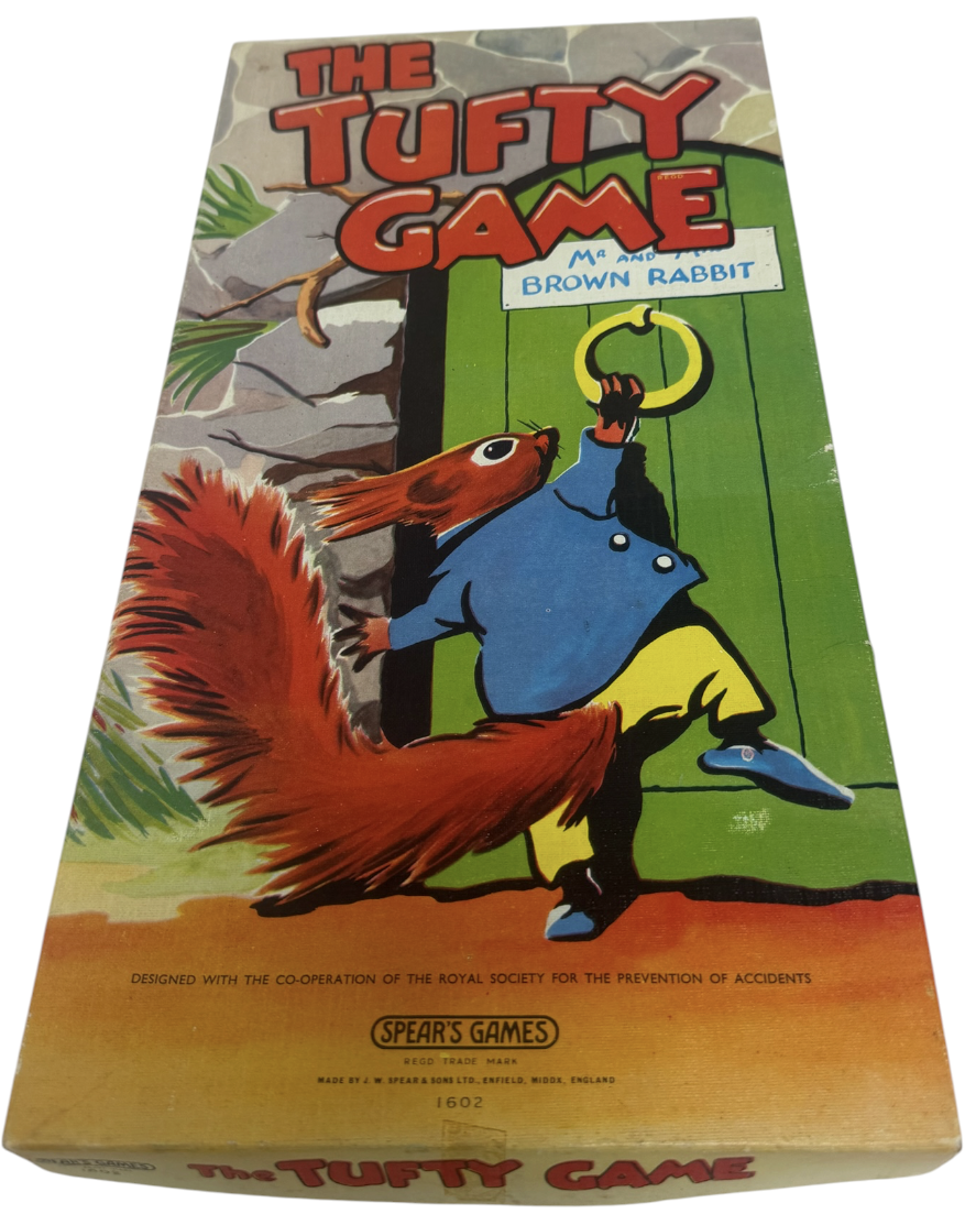 Vintage 1962 Rare Spears Games The Tufty Road Safety Board Game - Original Release Fantastic Condition 100% Complete & Boxed