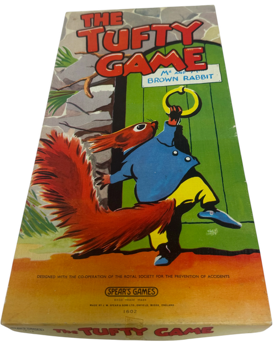 Vintage 1962 Rare Spears Games The Tufty Road Safety Board Game - Original Release Fantastic Condition 100% Complete & Boxed