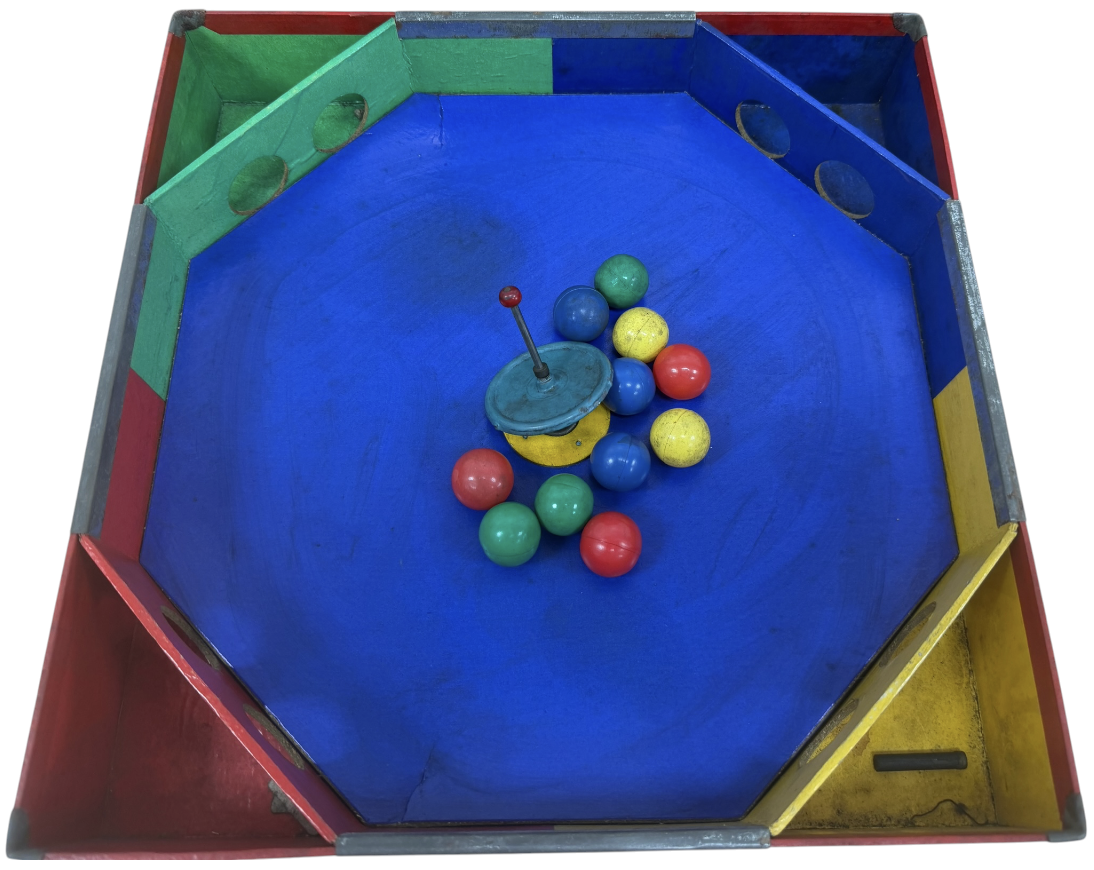 Vintage 1920's The Game Whirletto - Spinning Top Action Game - Very Good Condition - In The Original Box