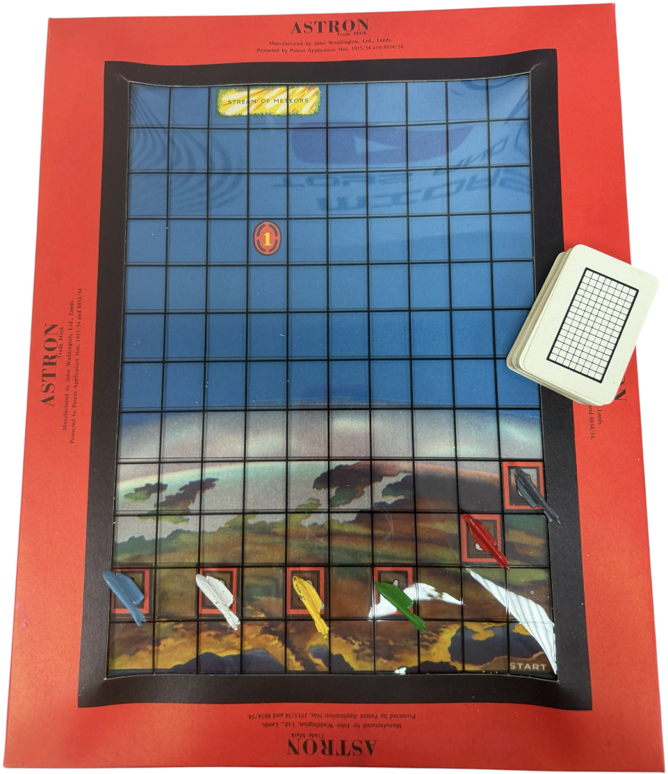 Vintage Waddingtons 1954 The Game Of Astron - Superb Condition 100% Complete - In The Original Box