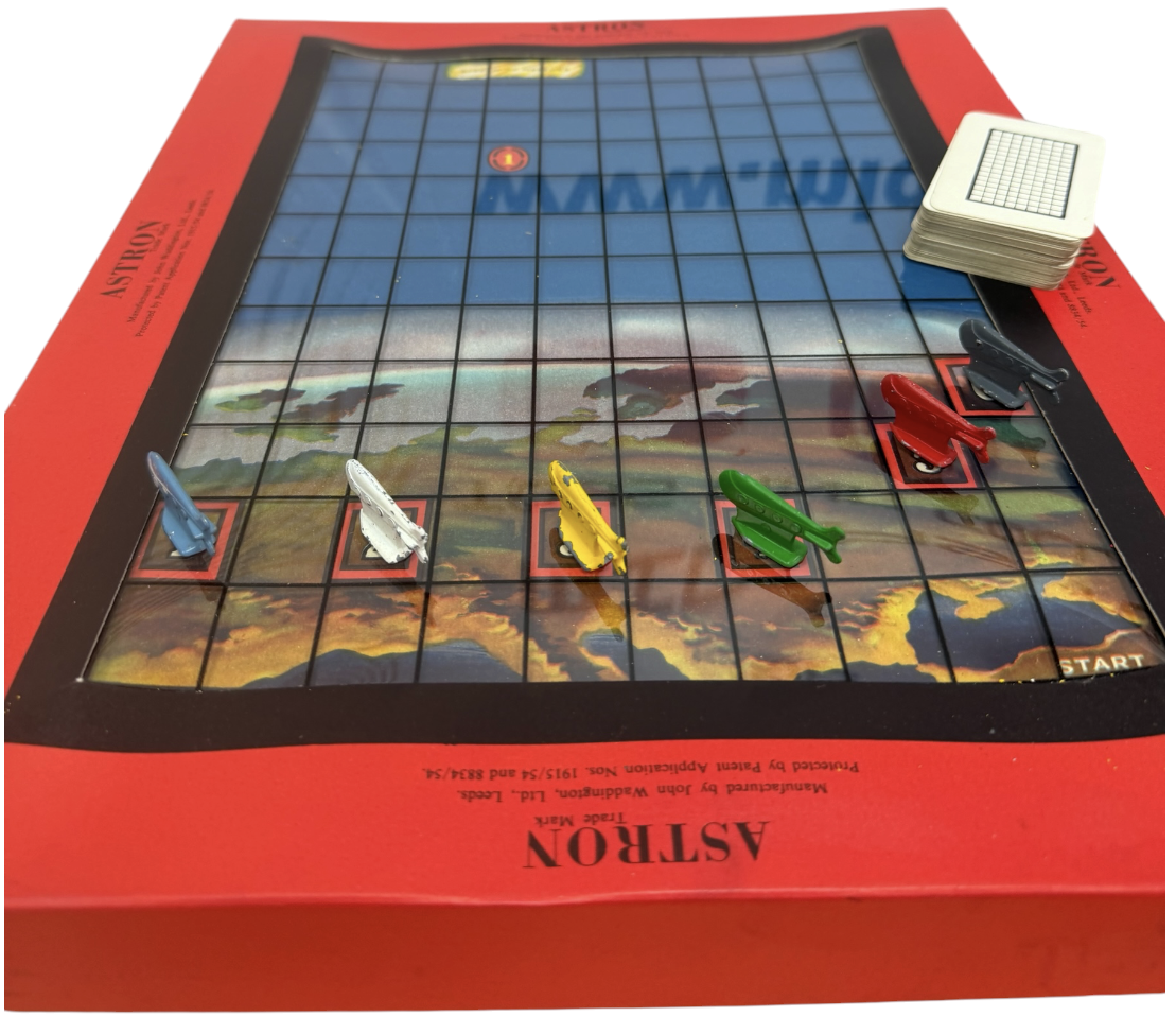 Vintage Waddingtons 1954 The Game Of Astron - Superb Condition 100% Complete - In The Original Box