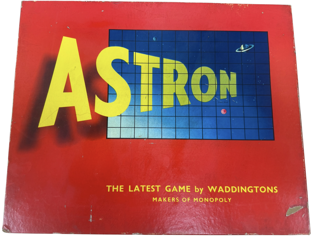 Vintage Waddingtons 1954 The Game Of Astron - Superb Condition 100% Complete - In The Original Box