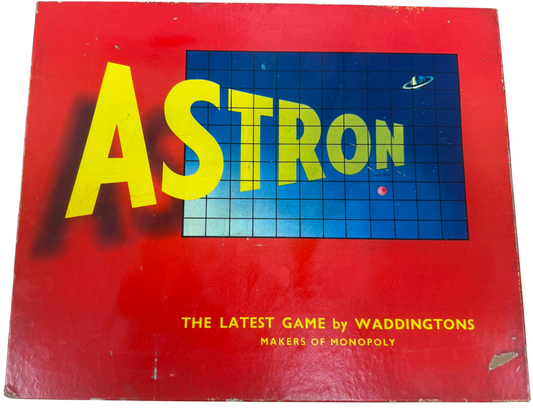 Vintage Waddingtons 1954 The Game Of Astron - Superb Condition 100% Complete - In The Original Box