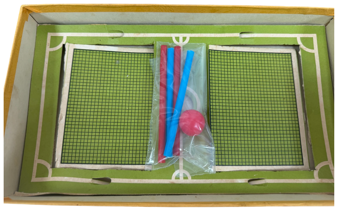 Vintage 1930's Chad Valley - Blow Football - Table Soccer Game - Complete In The Original Box With Extras