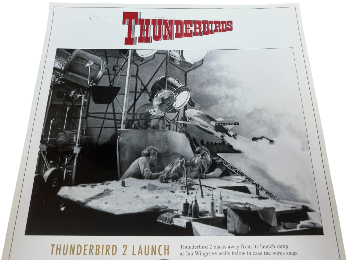 Vintage 2008 Gerry Andersons Thunderbirds - Thunderbird 2 Launch - Century 21 Modelmaker Alan Shubrook Signed Limed Edition Print